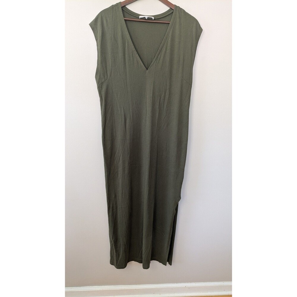 Frame Le Muscle Maxi Dress XL Organic Pima Cotton Quiet Luxury Sustainable